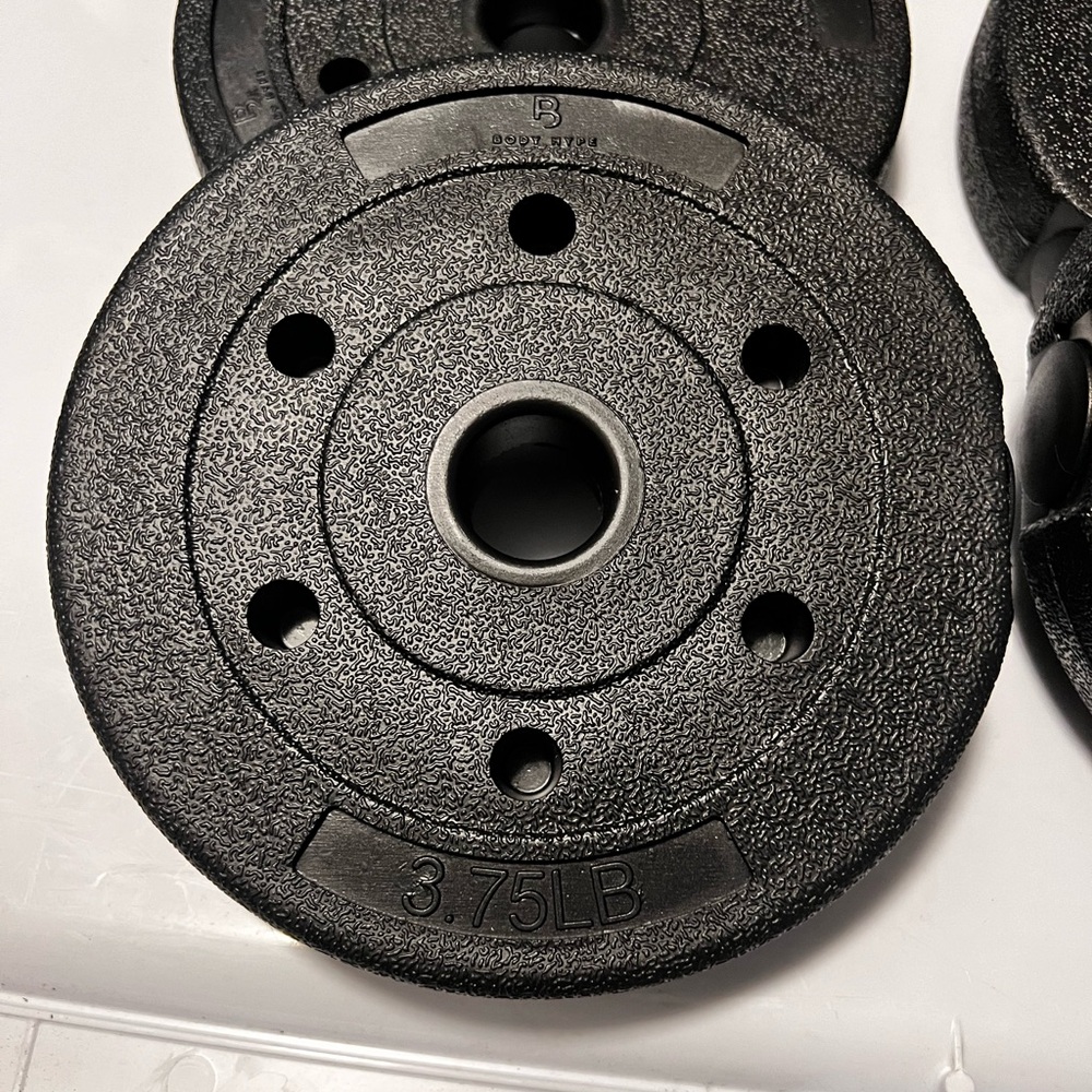 4x 3.75 lb Plastic Weight Plates